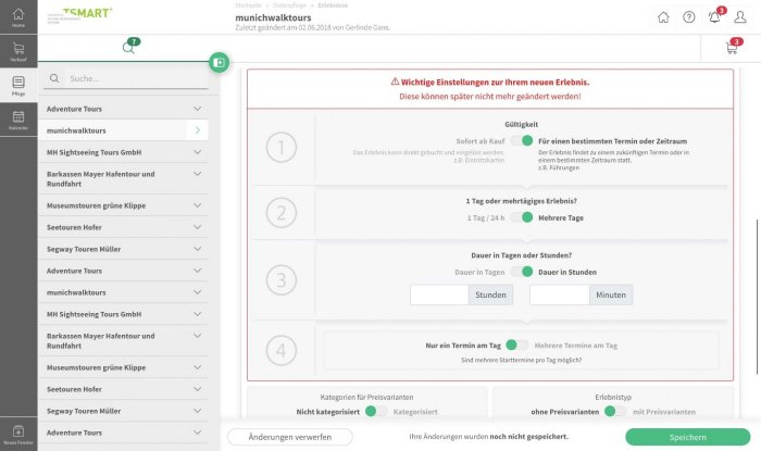 TSmart - mehrstufiges Komponentenkonzept