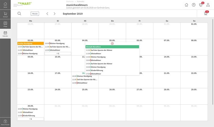 TSmart - Kalender Erlebnisse