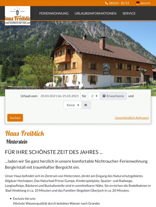 Haus Freiblick