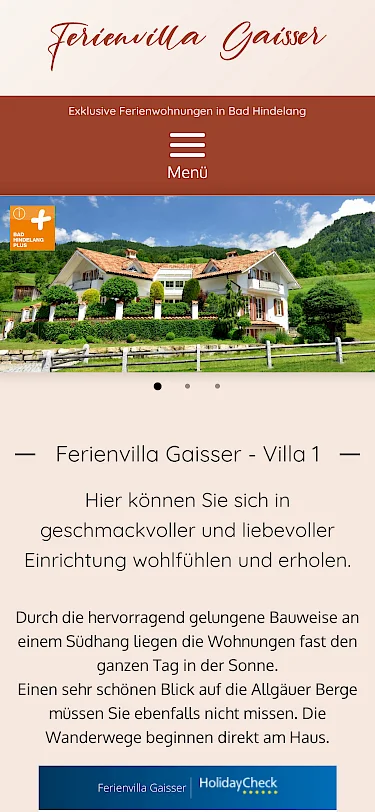 Ferienvilla Gaisser