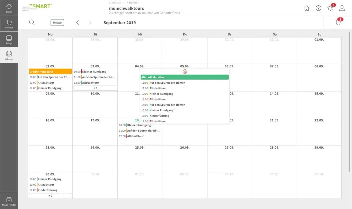 TSmart - Kalender Erlebnisse